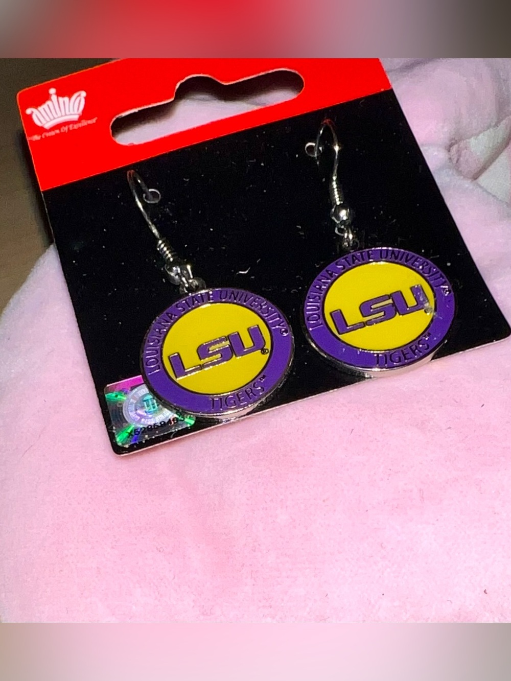 Brand new LSU earrings